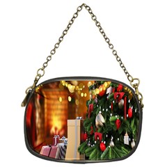 Christmas Tree And Presents Chain Purse (one Side) by artworkshop