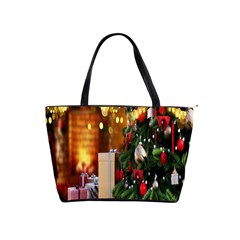 Christmas Tree And Presents Classic Shoulder Handbag by artworkshop