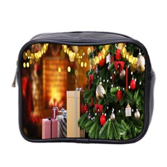 Christmas Tree And Presents Mini Toiletries Bag (two Sides) by artworkshop