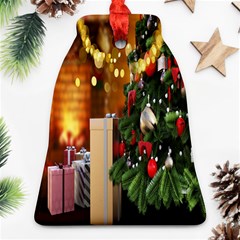 Christmas Tree And Presents Bell Ornament (two Sides) by artworkshop