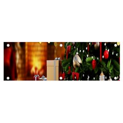 Christmas Tree And Presents Banner And Sign 6  X 2  by artworkshop