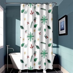 Christmass Theme Shower Curtain 36  X 72  (stall)  by artworkshop