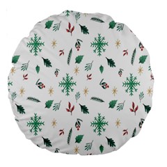 Christmass Theme Large 18  Premium Round Cushions by artworkshop