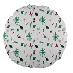 Christmass Theme Large 18  Premium Flano Round Cushions by artworkshop