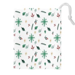 Christmass Theme Drawstring Pouch (5xl) by artworkshop