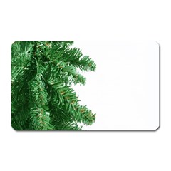 Green Christmas Tree Border Magnet (rectangular) by artworkshop