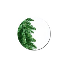 Green Christmas Tree Border Golf Ball Marker by artworkshop