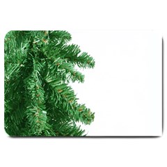 Green Christmas Tree Border Large Doormat 