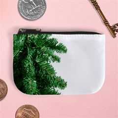 Green Christmas Tree Border Mini Coin Purse by artworkshop