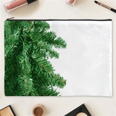 Green Christmas Tree Border Cosmetic Bag (xxxl) by artworkshop