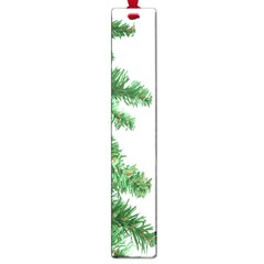 Green Christmas Tree Border Large Book Marks