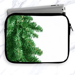 Green Christmas Tree Border Apple Ipad 2/3/4 Zipper Cases by artworkshop