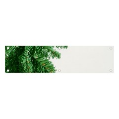 Green Christmas Tree Border Banner And Sign 4  X 1 