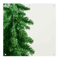 Green Christmas Tree Border Banner And Sign 4  X 4  by artworkshop