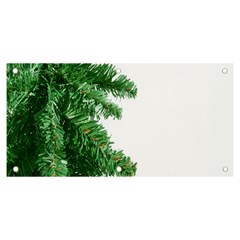 Green Christmas Tree Border Banner And Sign 6  X 3  by artworkshop