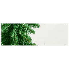 Green Christmas Tree Border Banner And Sign 9  X 3 