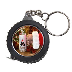 Merry Christmas - Santa Claus Holding Coffee Measuring Tape by artworkshop