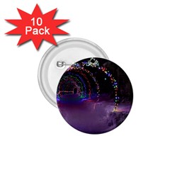 Outdoor Christmas Lights Tunnel 1 75  Buttons (10 Pack) by artworkshop