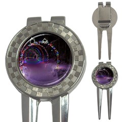 Outdoor Christmas Lights Tunnel 3-in-1 Golf Divots by artworkshop