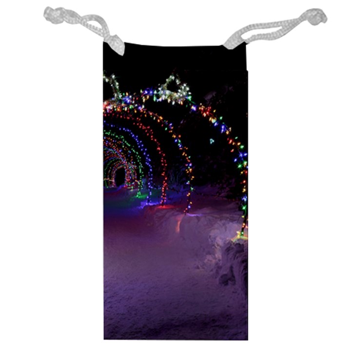 Outdoor Christmas Lights Tunnel Jewelry Bag