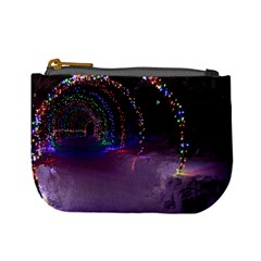 Outdoor Christmas Lights Tunnel Mini Coin Purse by artworkshop