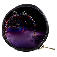 Outdoor Christmas Lights Tunnel Mini Makeup Bag by artworkshop