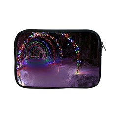 Outdoor Christmas Lights Tunnel Apple Ipad Mini Zipper Cases by artworkshop