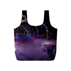 Outdoor Christmas Lights Tunnel Full Print Recycle Bag (s) by artworkshop