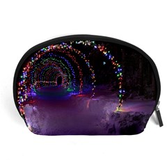 Outdoor Christmas Lights Tunnel Accessory Pouch (large) by artworkshop