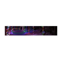 Outdoor Christmas Lights Tunnel Flano Scarf (mini) by artworkshop