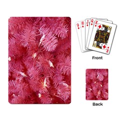 Pink Christmas Tree Playing Cards Single Design (rectangle) by artworkshop