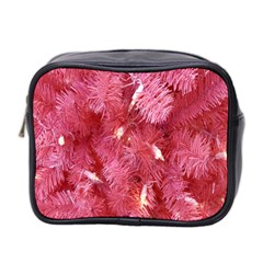 Pink Christmas Tree Mini Toiletries Bag (two Sides) by artworkshop