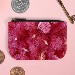 Pink Christmas Tree Mini Coin Purse by artworkshop