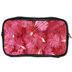 Pink Christmas Tree Toiletries Bag (one Side) by artworkshop