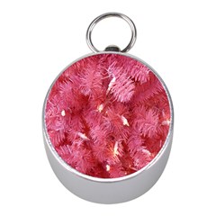 Pink Christmas Tree Mini Silver Compasses by artworkshop