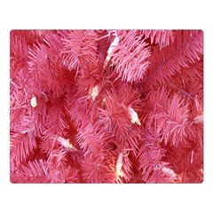 Pink Christmas Tree Double Sided Flano Blanket (large)  by artworkshop