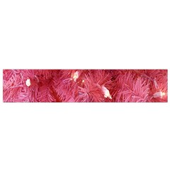 Pink Christmas Tree Small Flano Scarf by artworkshop