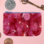 Pink Christmas Tree Large Coin Purse Front