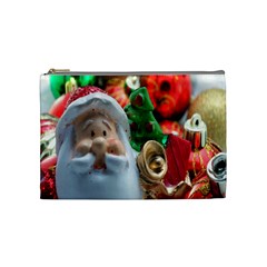 Red Santa Cosmetic Bag (medium)