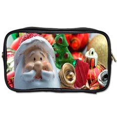 Red Santa Toiletries Bag (one Side) by artworkshop