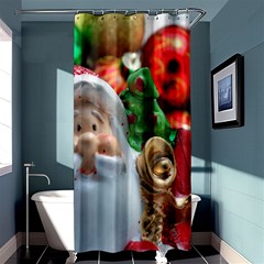 Red Santa Shower Curtain 36  X 72  (stall)  by artworkshop