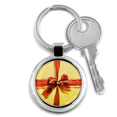 Ribbon Bow Key Chain (round) by artworkshop