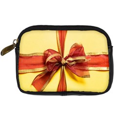 Ribbon Bow Digital Camera Leather Case by artworkshop