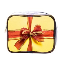 Ribbon Bow Mini Toiletries Bag (one Side) by artworkshop