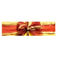 Ribbon Bow Oblong Satin Scarf (16  X 60 )