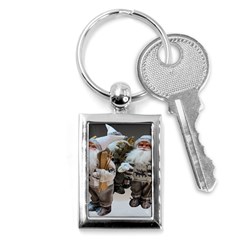 Santa Claus Key Chain (rectangle) by artworkshop