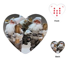 Santa Claus Playing Cards Single Design (heart) by artworkshop