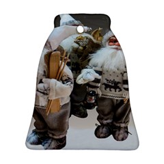 Santa Claus Bell Ornament (two Sides) by artworkshop