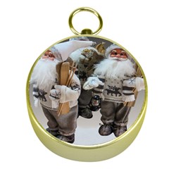 Santa Claus Gold Compasses by artworkshop