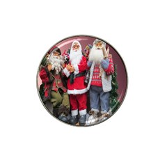 Santa On Christmas 1 Hat Clip Ball Marker by artworkshop